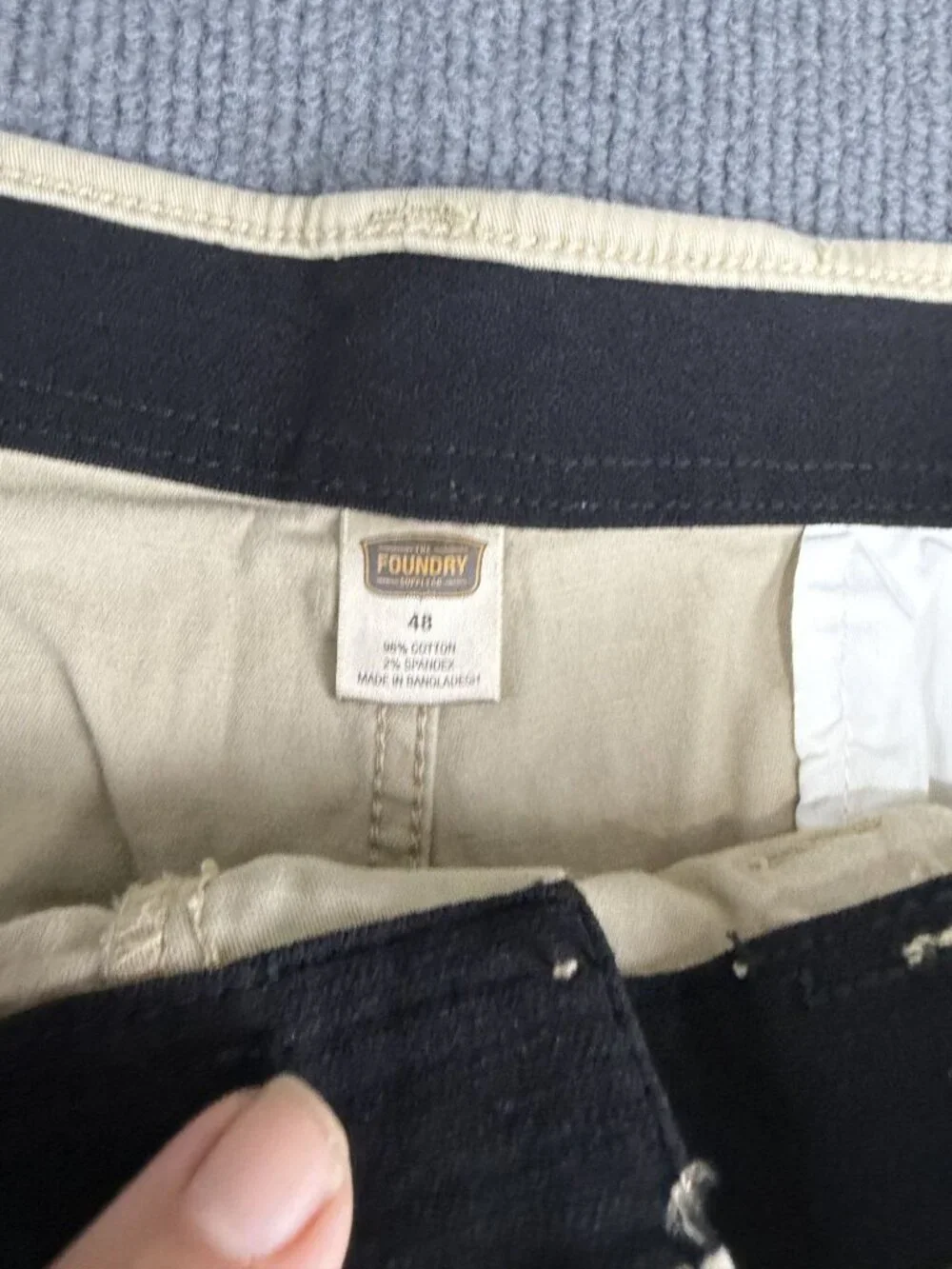 The Foundry Mens Light Brown Chino Shorts Size 48